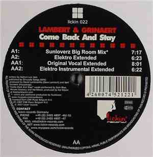Lambert & Grinaert - Come Back And Stay