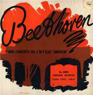 Beethoven : The NWDR Symphony Orchestra, Clara Steele - Piano Concerto No.  ...