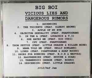 Big Boi - Vicious Lies And Dangerous Rumors