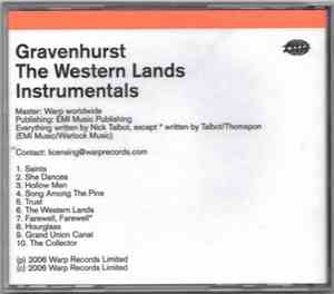 Gravenhurst - The Western Lands Instrumentals