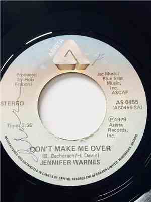 Jennifer Warnes - Don't Make Me Over / I'm Restless