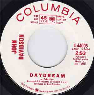 John Davidson - Daydream / I'll Always Remember