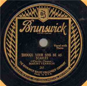 Maury Pearson - Though Your Sins Be As Scarlet / What Will You Do With Jesu ...