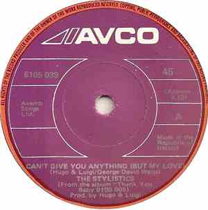 The Stylistics - Can't Give You Anything (But My Love)