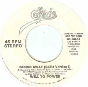 Will To Power - Fading Away