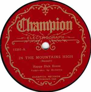 Happy Dick Evans - In The Mountains High / Sleep Baby Sleep