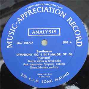 Music Appreciation Symphony Orchestra / Thomas Scherman / Beethoven - Symph ...