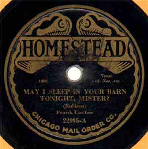 Frank Luther  - May I Sleep In Your Barn Tonight, Mister? / When The Work's ...