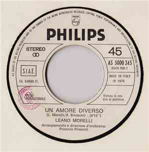 Leano Morelli / Ringo Starr - Un Amore Diverso / You Don't Know Me At All