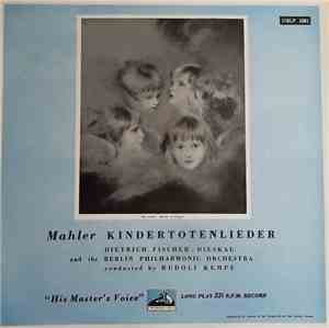 Mahler, Dietrich Fischer-Dieskau And The Berlin Philharmonic Orchestra Cond ...