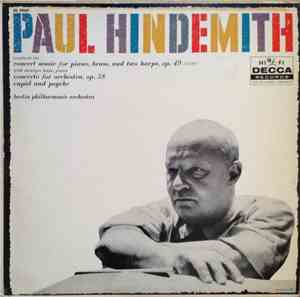 Paul Hindemith, Berlin Philharmonic Orchestra - Concert Music For Piano, Br ...
