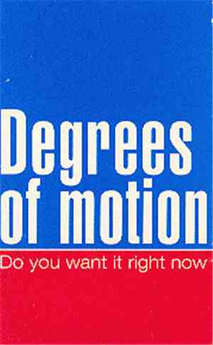 Degrees Of Motion - Do You Want It Right Now