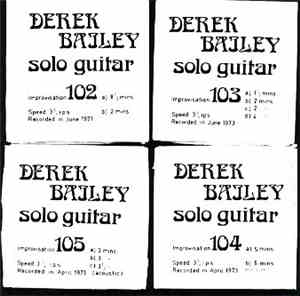 Derek Bailey - Incus Taps