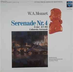 W.A. Mozart, Süddeutsche Kammer-Philharmonie, Stuttgart, Günther Wich - Ser ...