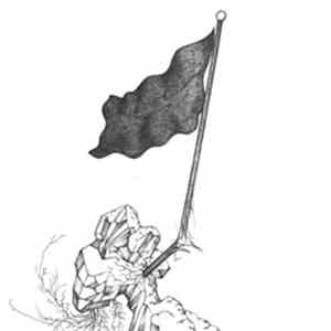 psi - Black American Flag