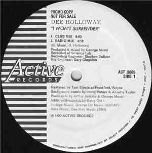 Dee Holloway - I Won't Surrender
