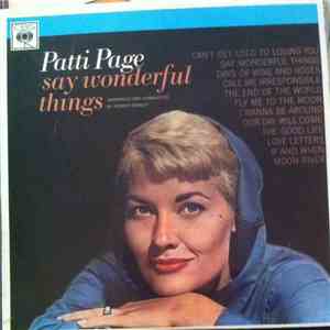 Patti Page - Say Wonderful Things