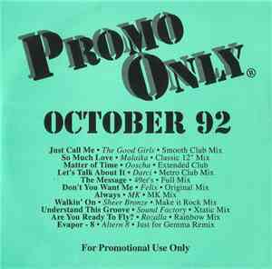 Various - Promo Only : October 92