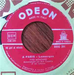 Yves Montand - A Paris/Les Cireurs  De Souliers de Broadway