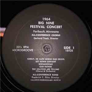 Gerhard Track, Frederick C. Ebbs - Big Nine Festival Concert