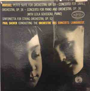 Albert Roussel, Orchestre Des Concerts Lamoureux, Paul Sacher - Petite Suit ...