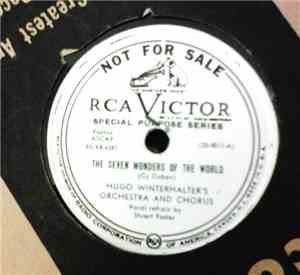 Hugo Winterhalter's Orchestra And Chorus - The Seven Wonders Of The World / ...