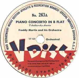 Freddy Martin And His Orchestra / Coast Guard Training Station Band Curtis Bay, MD - Piano Concerto In B Flat / Available Jones