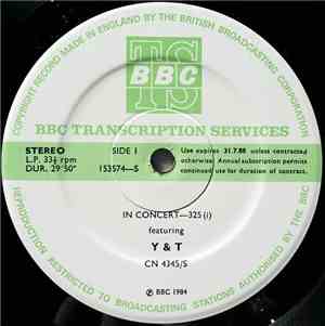 Y & T - In Concert - 325