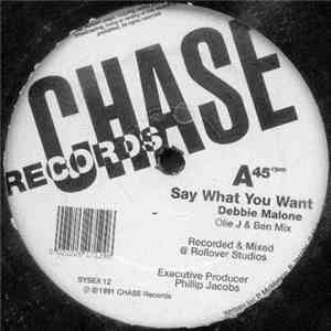 Debbie Malone - Say What You Want (Remixes)