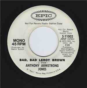 Anthony Armstrong Jones - Bad, Bad Leroy Brown