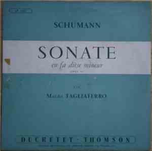 Magda Tagliaferro, Robert Schumann - Sonate En Fa Opus 11