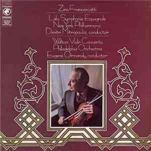 Zino Francescatti Performs William Walton 's Concerto For Violin And Orches ...