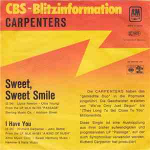 Carpenters - Sweet, Sweet Smile