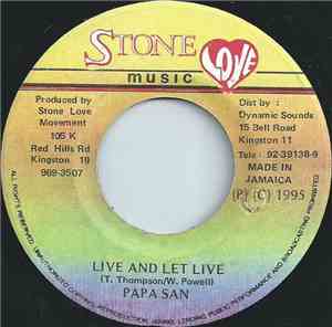 Papa San - Live And Let Live