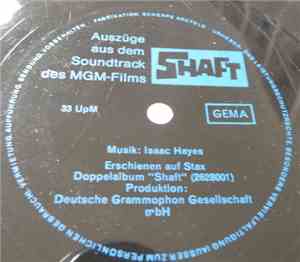 Isaac Hayes - Auszüge Aus Dem Soundtrack Des MGM-Films Shaft