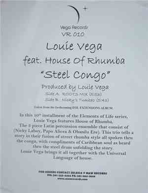 Louie Vega Featuring House Of Rhumba - Steel Congo
