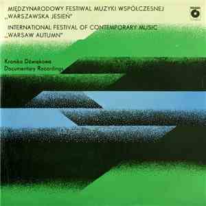 Various - Warszawska Jesień - 1985 - Warsaw Autumn, Kronika Dźwiękowa Nr 9