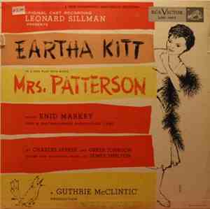 Leonard Sillman Presents Eartha Kitt With Enid Markey - Mrs. Patterson