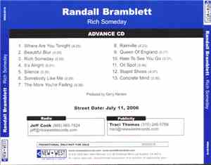 Randall Bramblett - Rich Someday