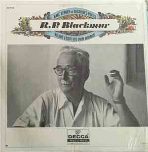 R.P. Blackmur - R. P. Blackmur Reads From His Own Works
