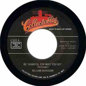 William DeVaughn / New York City - Be Thankful For What You Got / I'm Doin' ...