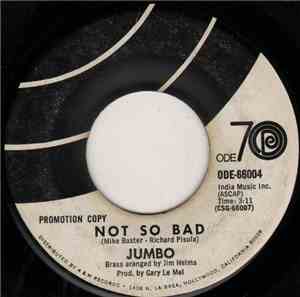 Jumbo  - Not So Bad / Tell The People