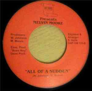 Melvin Moore  - All Of A Sudden / Inner Side