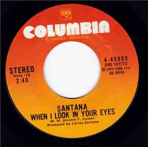 Santana - When I Look Into Your Eyes / Samba De Sausalito