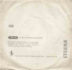 Unknown Artist - Stereo-Einführungsplatte