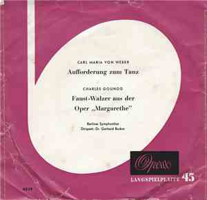 Carl Maria von Weber / Charles Gounod ; Berliner Symphoniker, Dr. Gerhard B ...