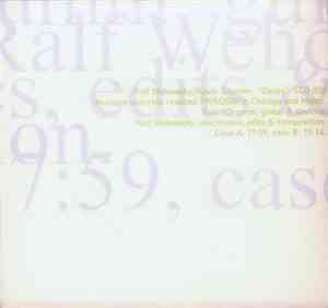 Ralf Wehowsky / Kevin Drumm - Cases