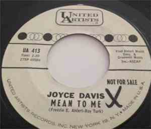 Joyce Davis - Mean To Me