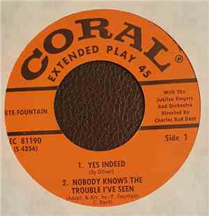 Pete Fountain - With the Jubilee Singers and Orchestra Directed By Charles  ...
