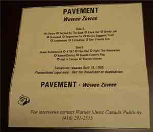 Pavement - Wowee Zowee